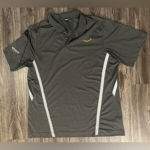 Vintage Men’s Amazon Grey Performance Reflective Short Sleeve Polo Shirt- 3XL